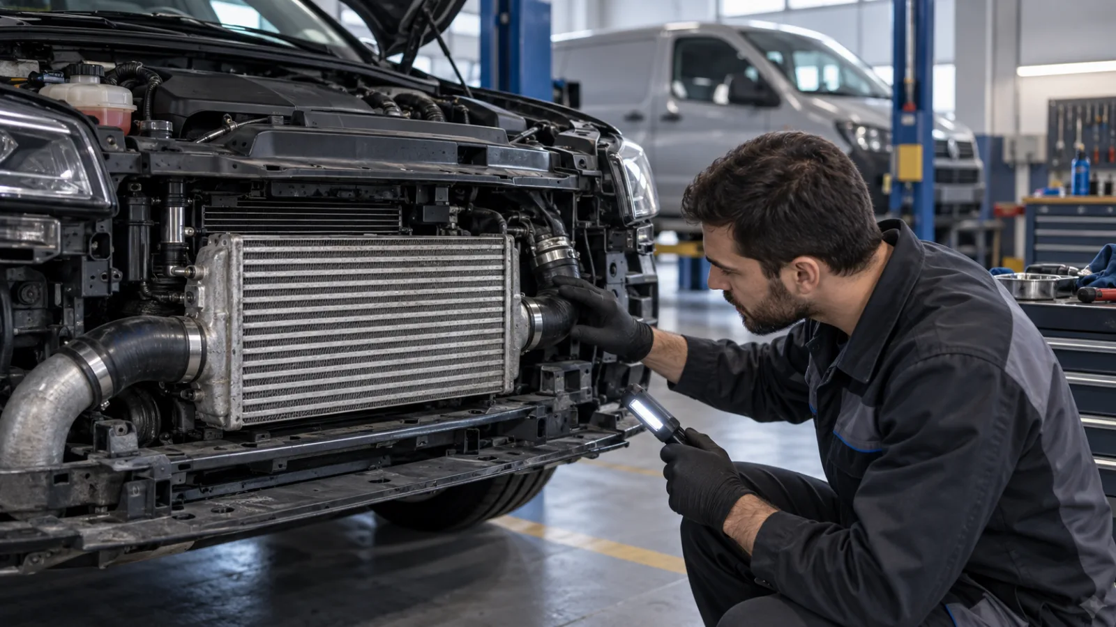Binek ve hafif ticari aracında Intercooler için arıza belirtileri kontrolü