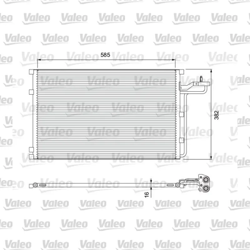 Klima Radyatörü VALEO 814416 – Volvo V50