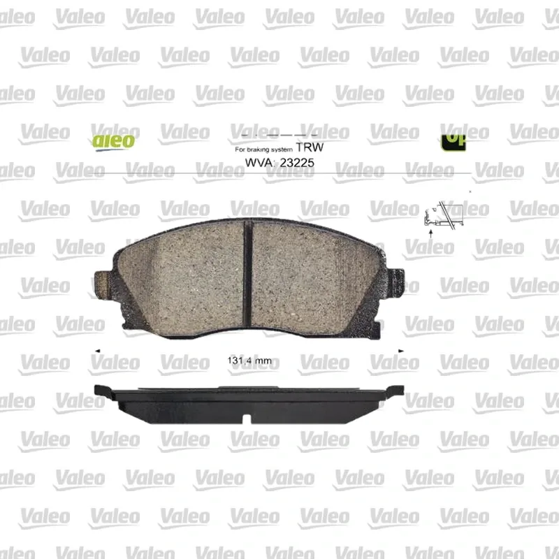 Fren Disk Balata Ön VALEO 872225 – Opel Combo