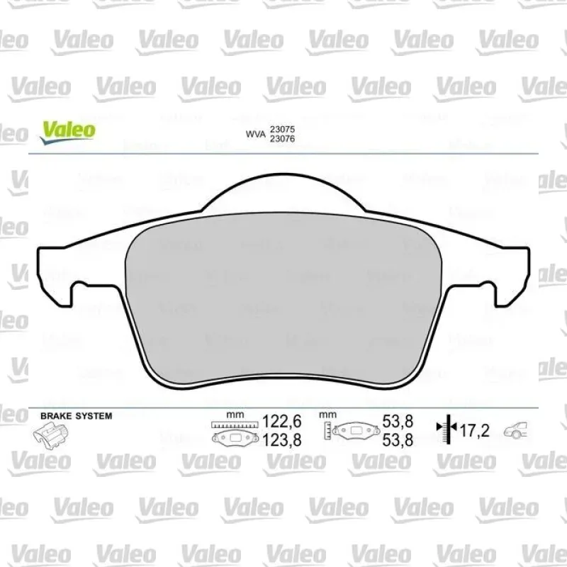 Fren Disk Balata Arka VALEO 670480 – Volvo V70