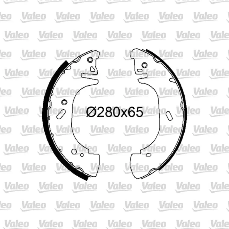Fren Pabuçlu Balata Arka VALEO 564268 – Renault / Ford