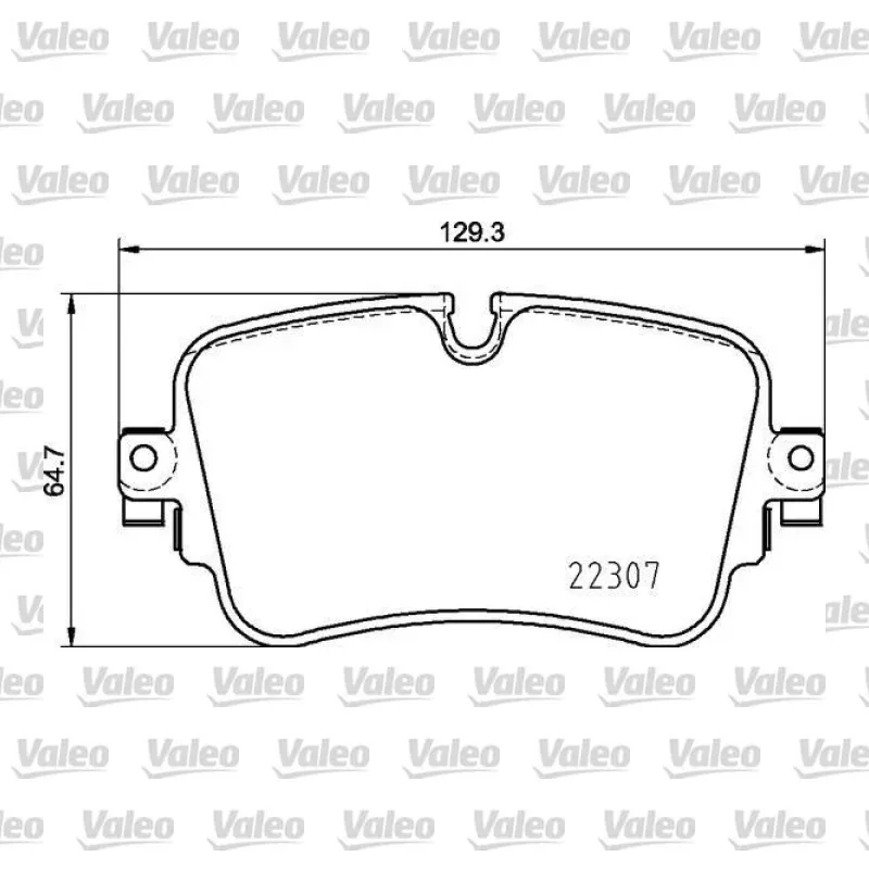Fren Disk Balata Arka VALEO 671496 – Audi A6
