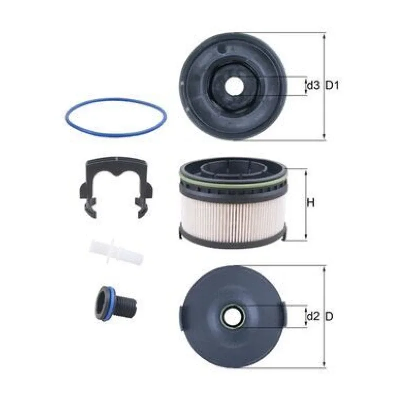 Yakıt Filtresi MAHLE KX 568KIT – MERCEDES-BENZ 300 / CLS / G