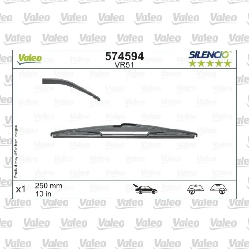 Silecek Süpürgesi Arka VALEO 574594 – Opel / Hyundai
