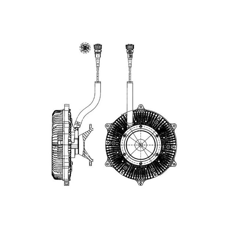 Fan Kavraması MAHLE CFC 215 000P – Mercedes-Benz AROCS 3342 / ATEGO 1524