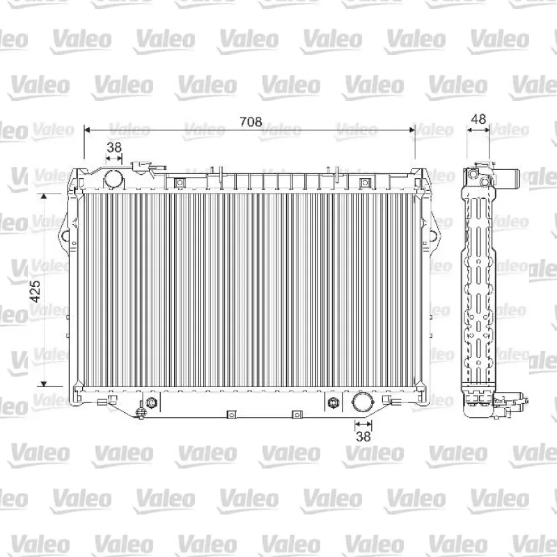 Toyota Land Cruiser 4.2 D Su Radyatörü – VALEO 733200