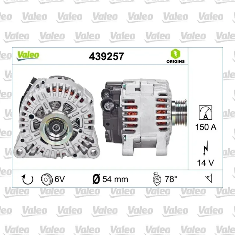 Alternatör VALEO 439257 – Peugeot / Citroen