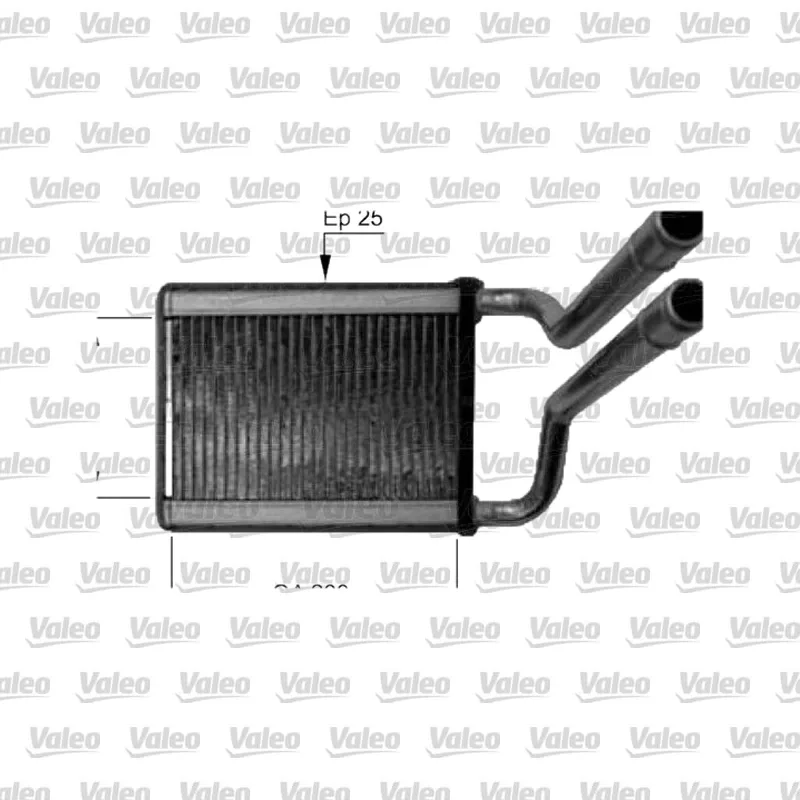 Kalorifer Radyatörü VALEO 812438 – Kia Picanto 1.0 / 1.1 CRDi