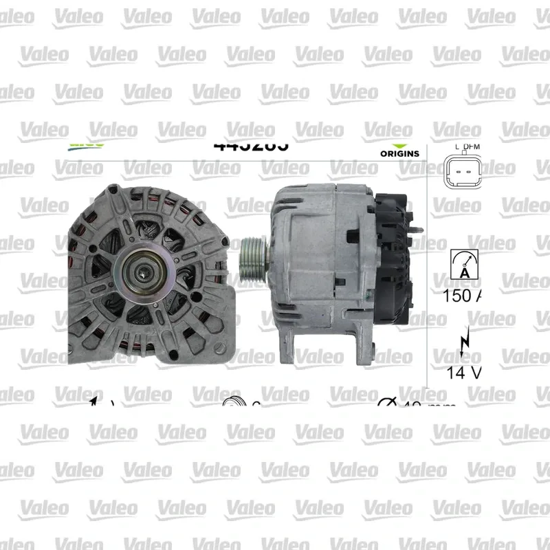 Alternatör VALEO 443283 – Renault Laguna