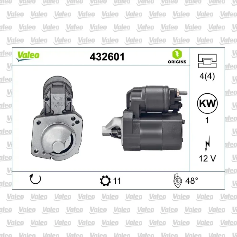 SEAT Ibiza 0.9 Marş Dinamosu – VALEO 432601