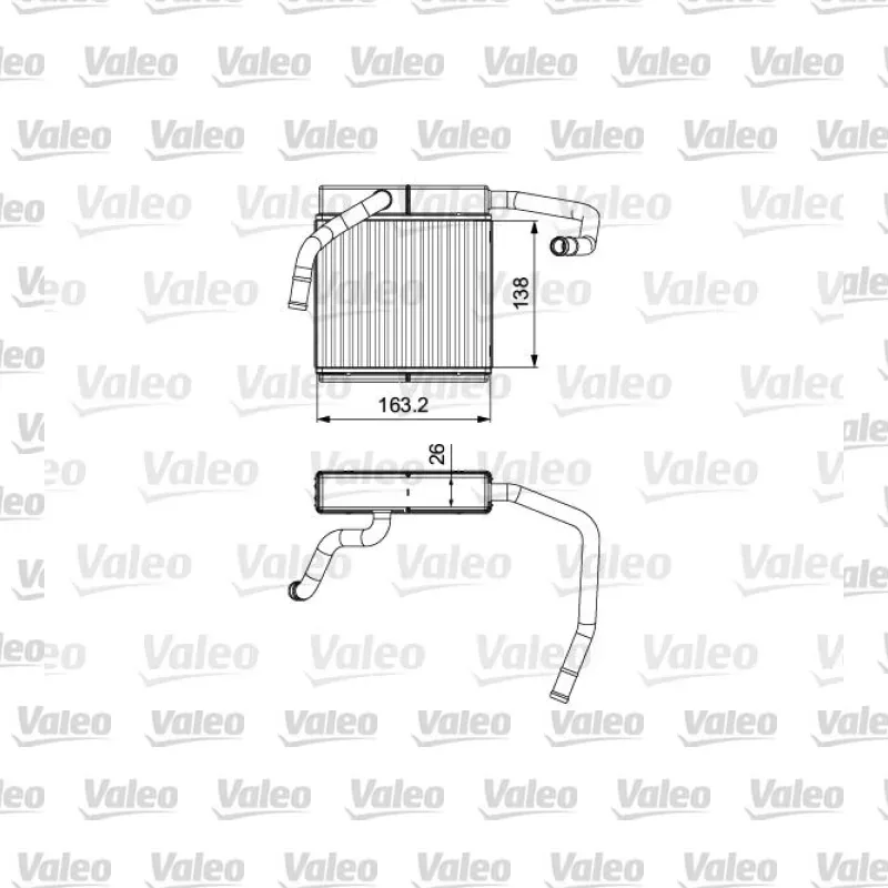 Kalorifer Radyatörü VALEO 811552 – Ford / Mazda