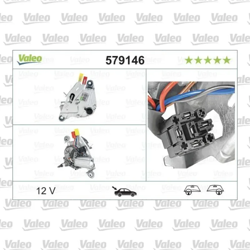 Silecek Mekanizma Motoru Arka VALEO 579146 – Peugeot 306