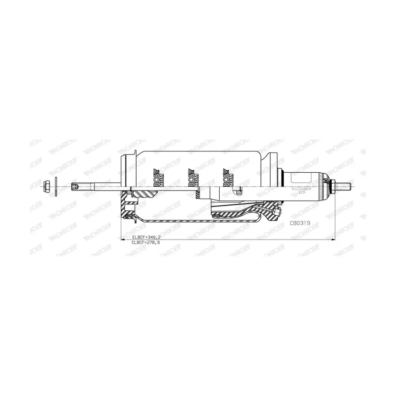 Ön Kabin Amortisörü MONROE CB0319 – Scania R / S