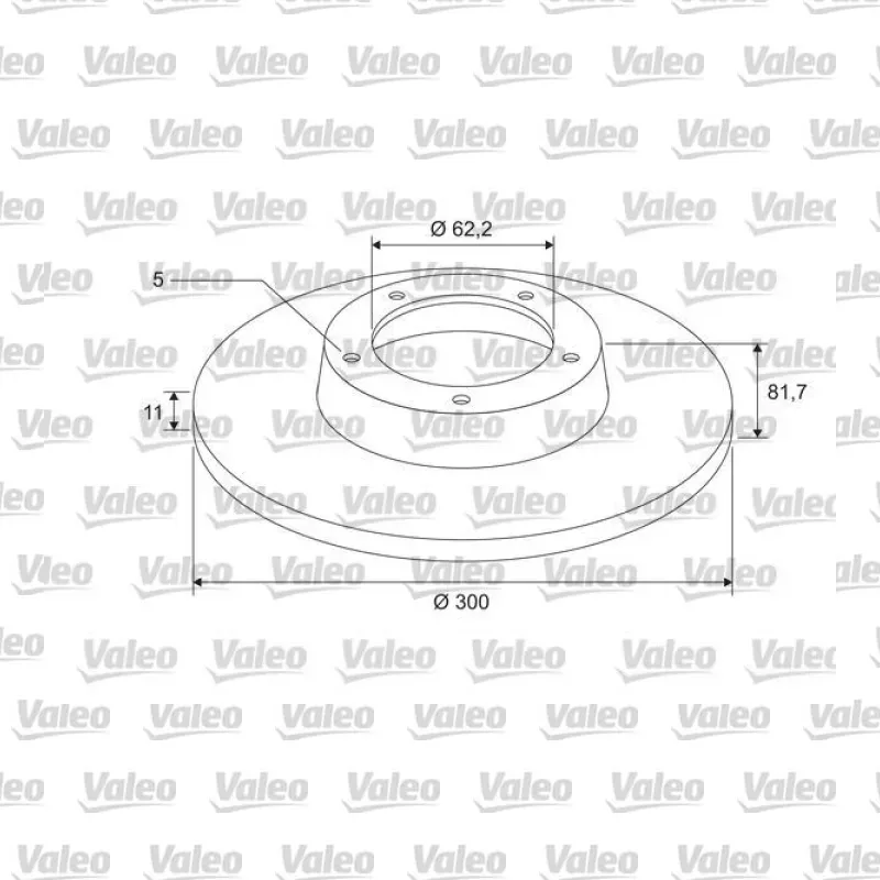 Fren Disk Ayna Arka Sağ ve Sol VALEO 675413 – Renault Laguna