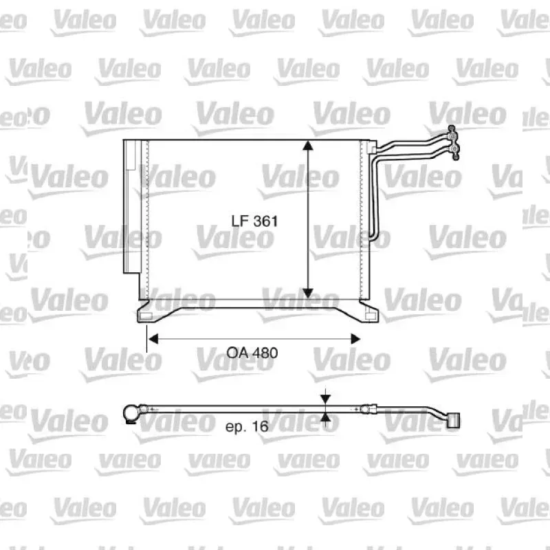 MINI One 1.4 Klima Radyatörü – VALEO 817837