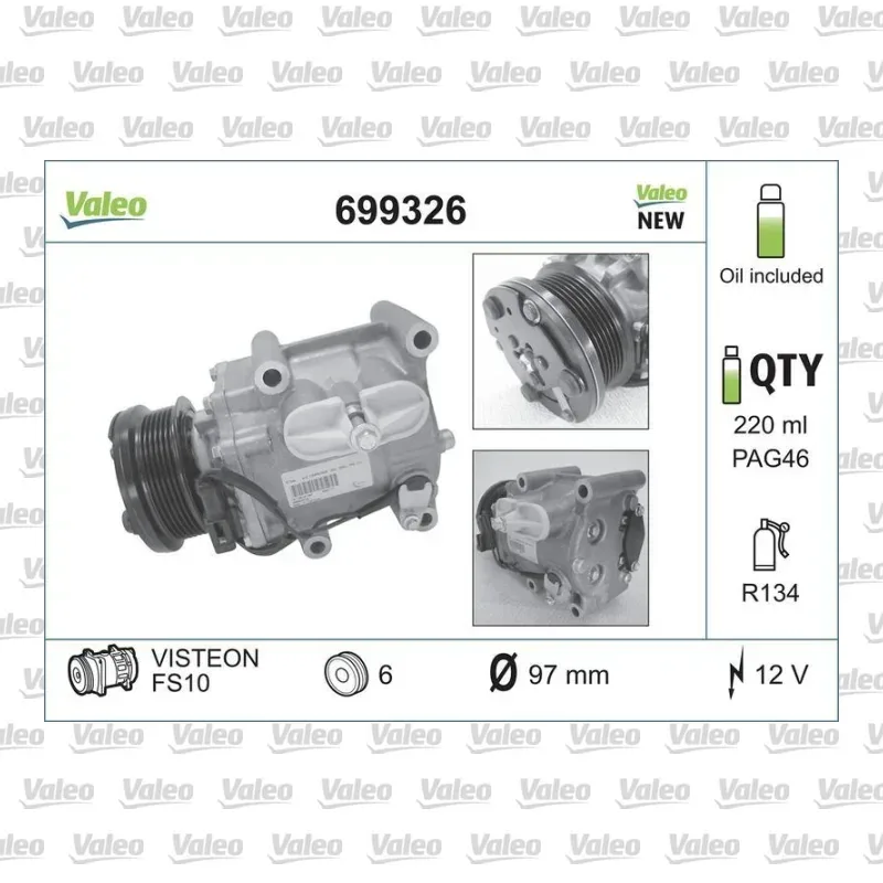 Klima Kompresörü VALEO 699326 – Ford Focus