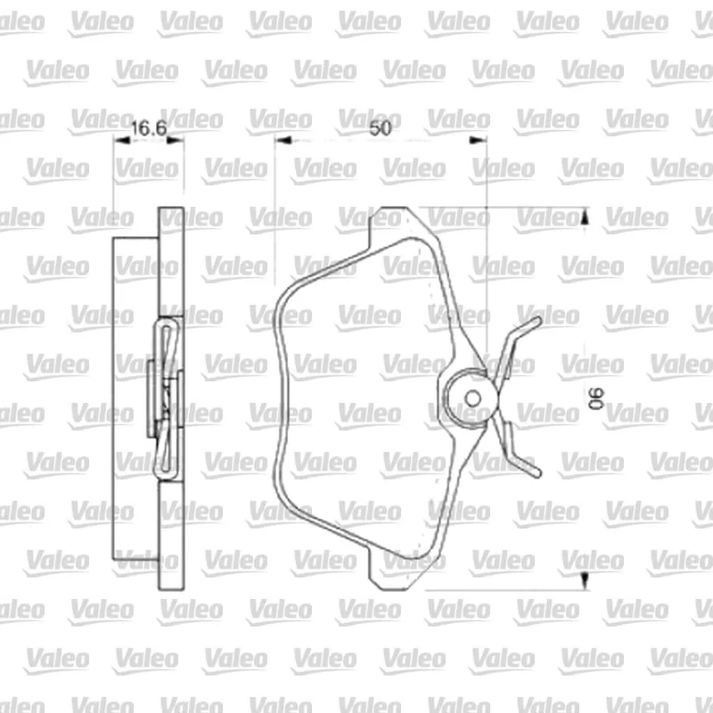 Fren Disk Balata Arka VALEO 670581 – Alfa Romeo 156