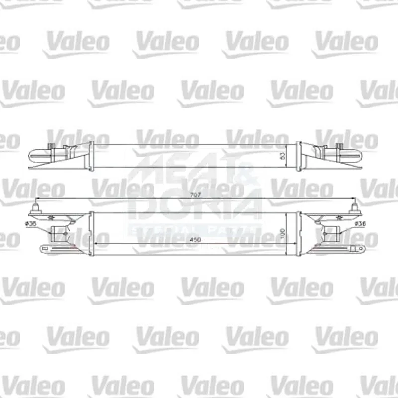 Turbo Radyatörü VALEO 818823 – Fiat Punto 1.2 / 1.3 MultiJet