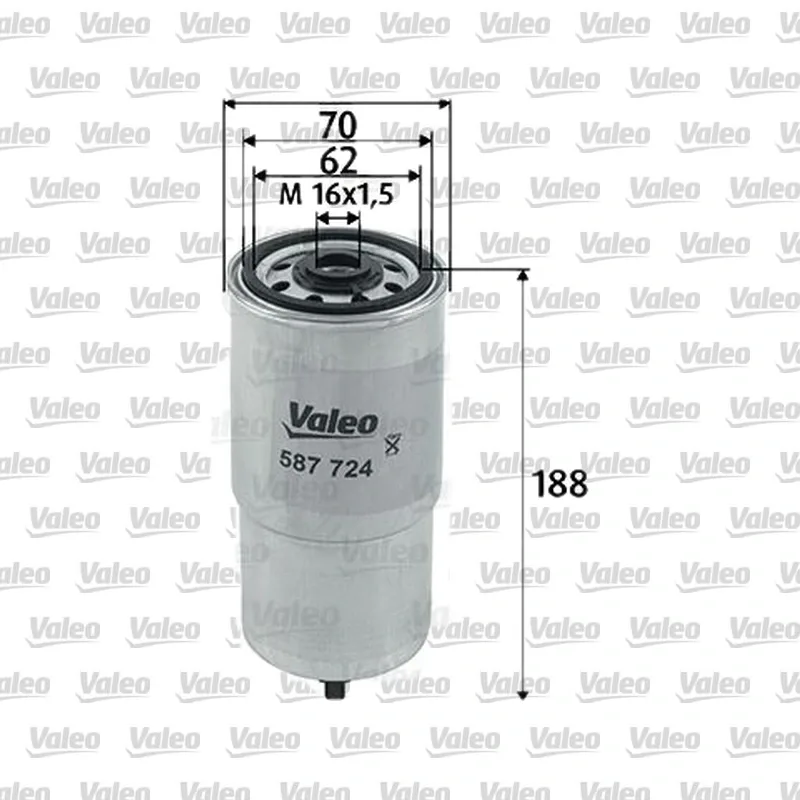 Yakıt Filtresi VALEO 587724 – Fiat / Alfa Romeo