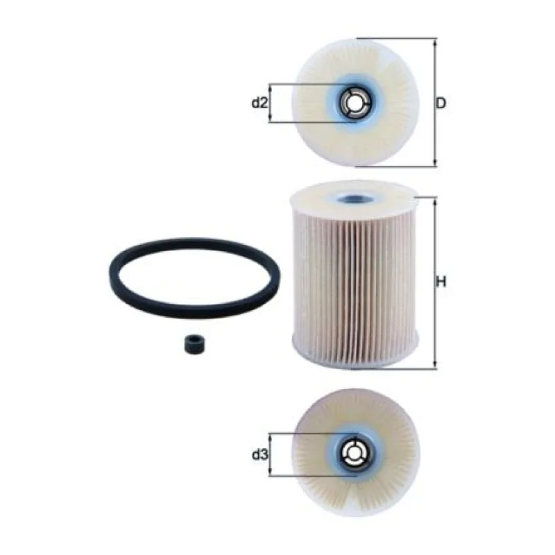 Yakıt Filtresi MAHLE KX 231D – OPEL ASTRA / COMBO / CORSA
