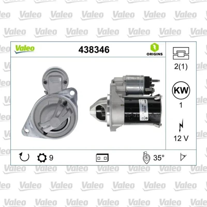 Marş Dinamosu VALEO 438346 – Ford Fiesta