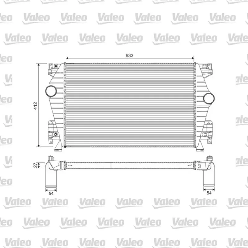 Audi A8 2.5 TDI Turbo Radyatörü – VALEO 817864