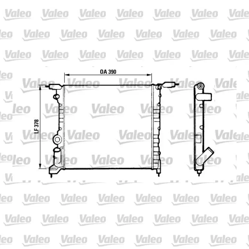 Su Radyatörü VALEO 816657 – Renault Clio 1.2 / 1.4