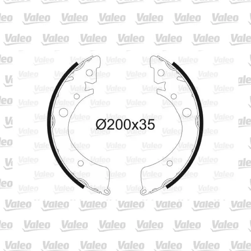 Fren Pabuçlu Balata Arka VALEO 562994 – Honda Civic / HR-V