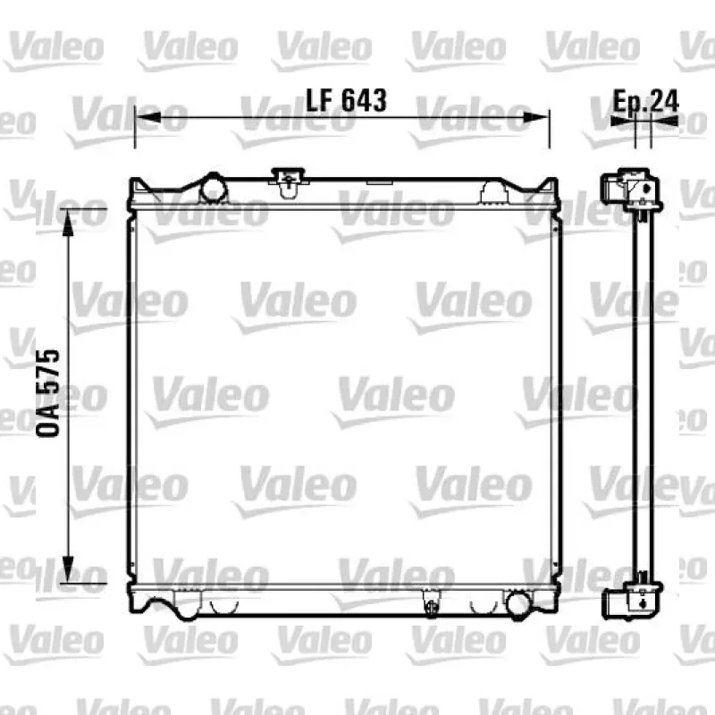 Su Radyatörü VALEO 734205 – Toyota Land Cruiser