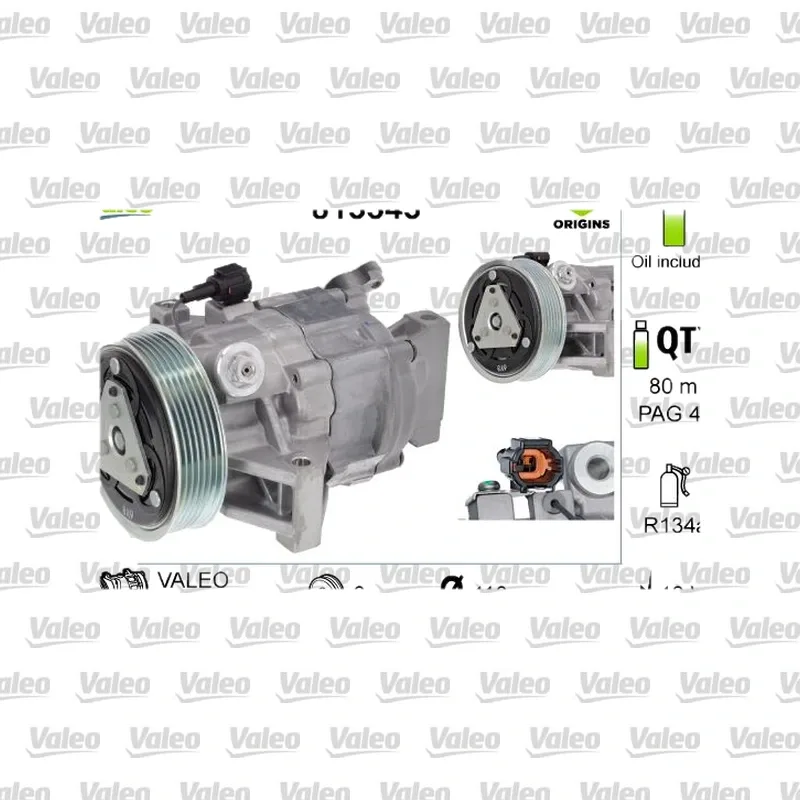 Klima Kompresörü VALEO 813343 – Nissan Micra / Note