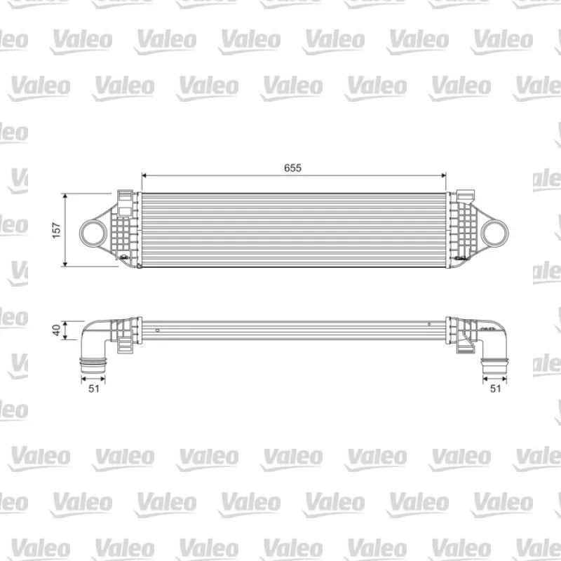 Turbo Radyatörü VALEO 818689 – Volvo V70