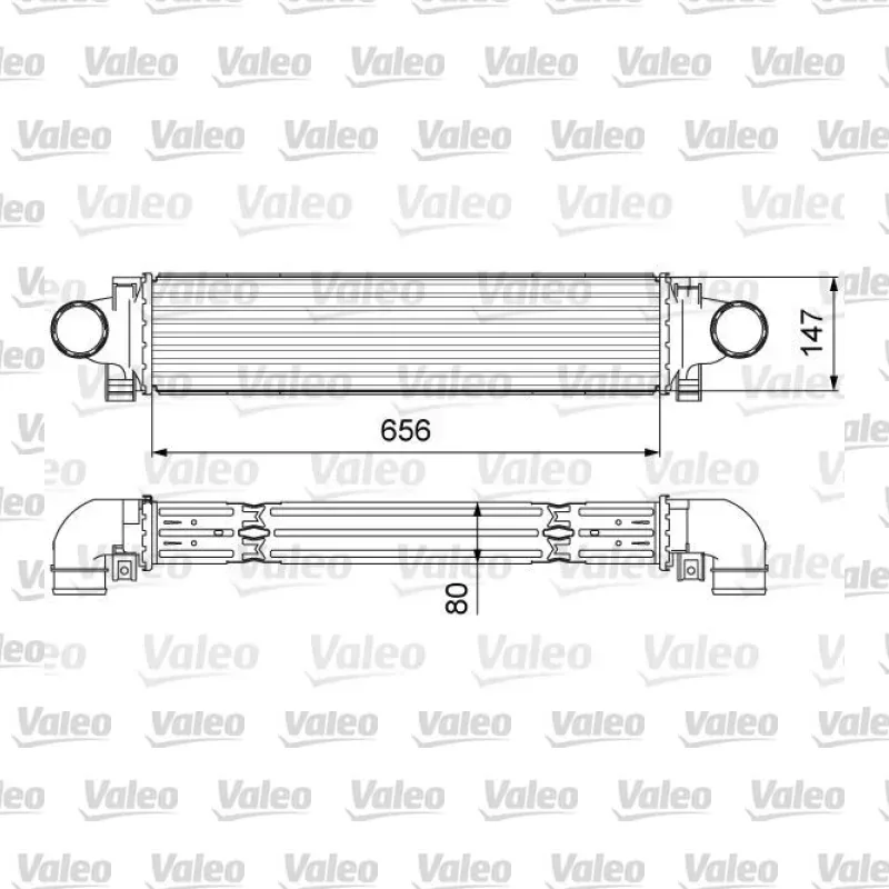 Turbo Radyatörü VALEO 818646 – Volvo V70