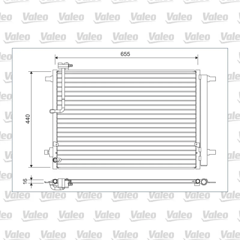 Klima Radyatörü VALEO 822633 – Audi A8