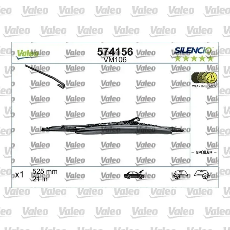 Silecek Süpürgesi Ön VALEO 574156