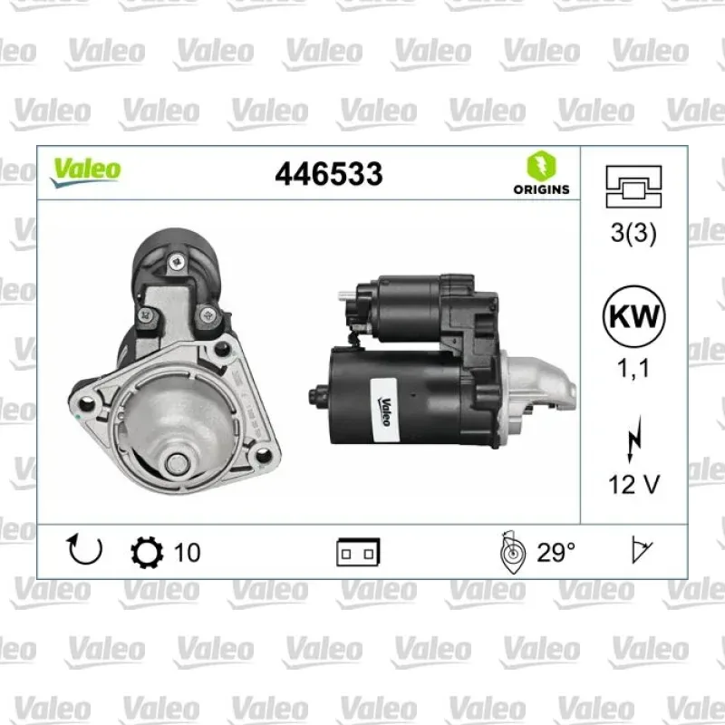 Marş Dinamosu VALEO 446533 – Ford Focus