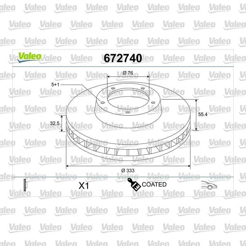 Fren Disk Ayna Ön Sağ ve Sol VALEO 186885 – Volkswagen Transporter