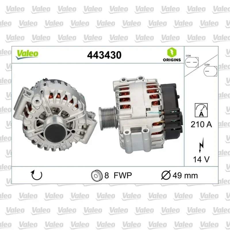 Alternatör VALEO 443430 – BMW X3