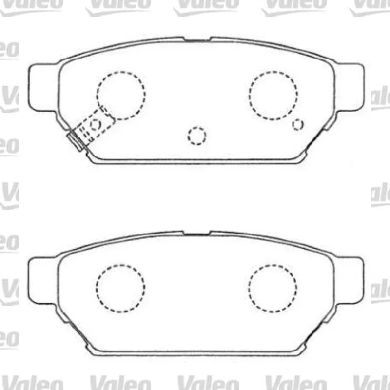 Fren Disk Balata Arka VALEO 670844 – Mitsubishi Lancer