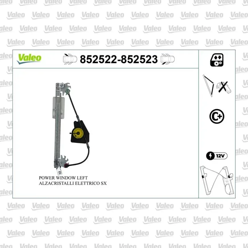 Cam Krikosu Arka Sol VALEO 852522 – Seat Ibiza / Cordoba