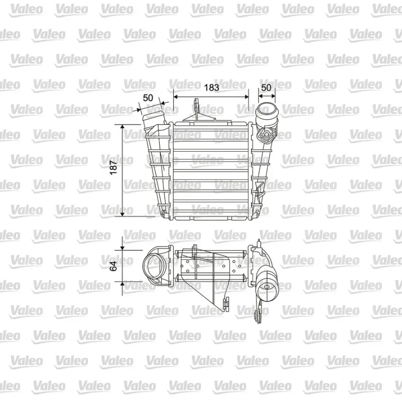 Turbo Radyatörü VALEO 822943