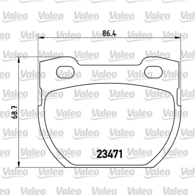 Fren Disk Balata Arka VALEO 670762 – Land Rover Defender