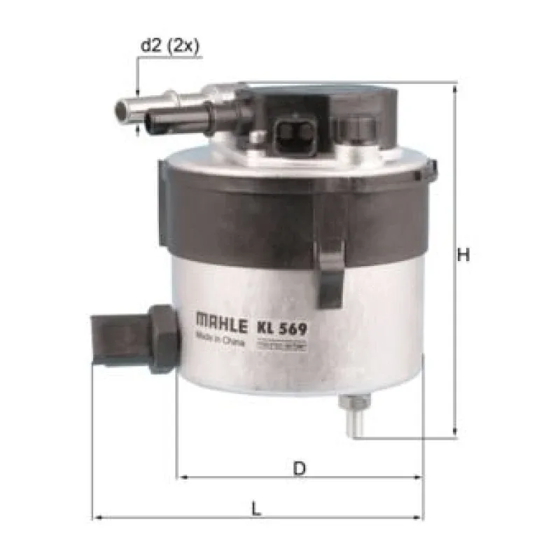 Yakıt Filtresi MAHLE KL 569 – FORD / MAZDA / VOLVO