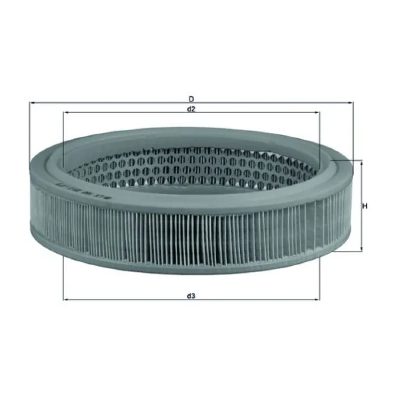 Hava Filtresi MAHLE LX 160 – FIAT / SEAT