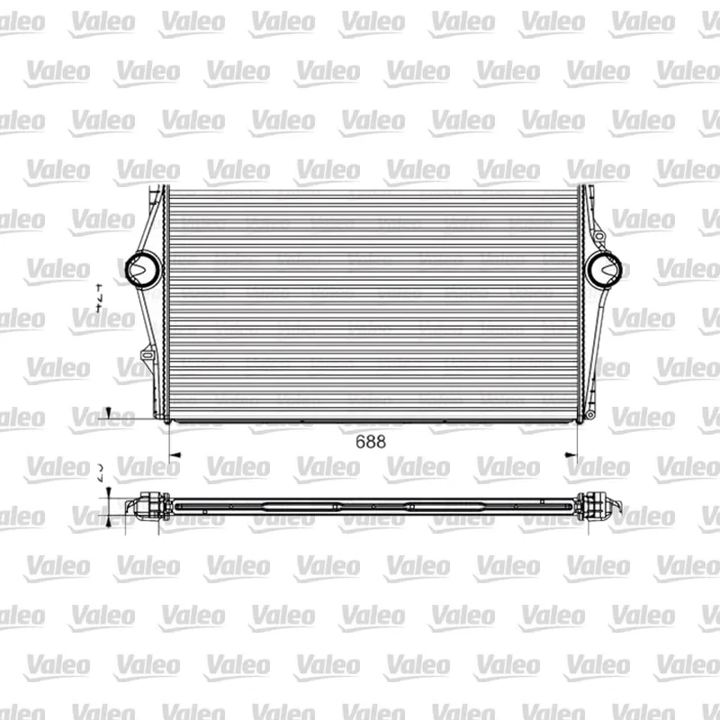 Turbo Radyatörü VALEO 818281 – Volvo V70 / S60