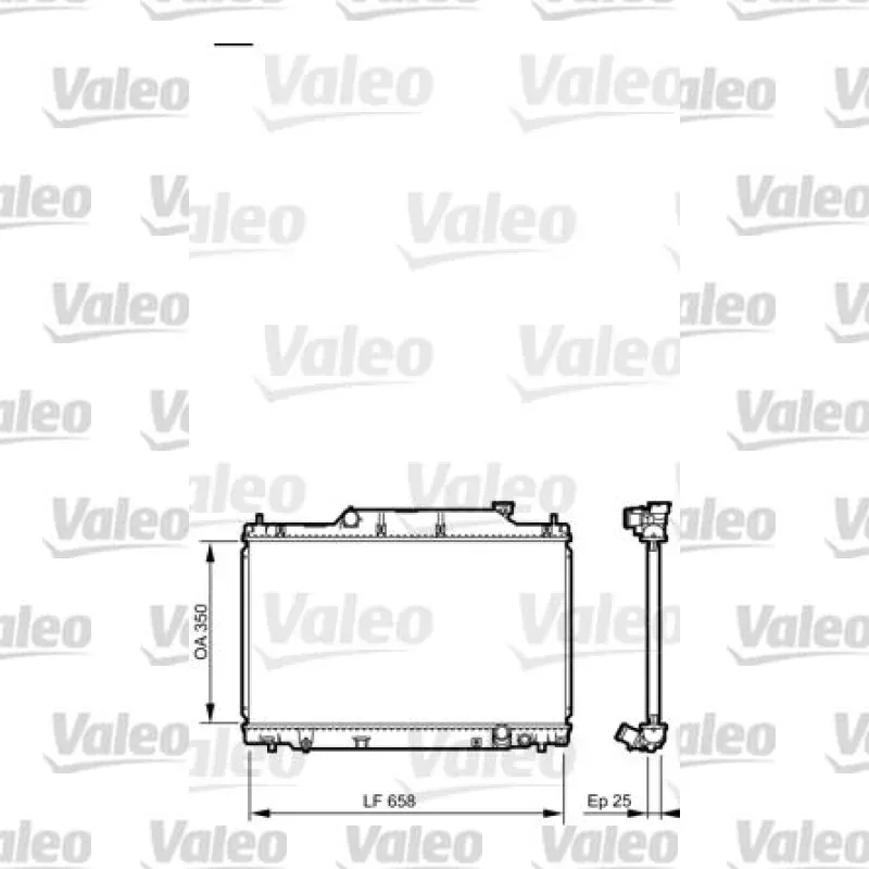 Honda Civic 2.0 Su Radyatörü – VALEO 734702