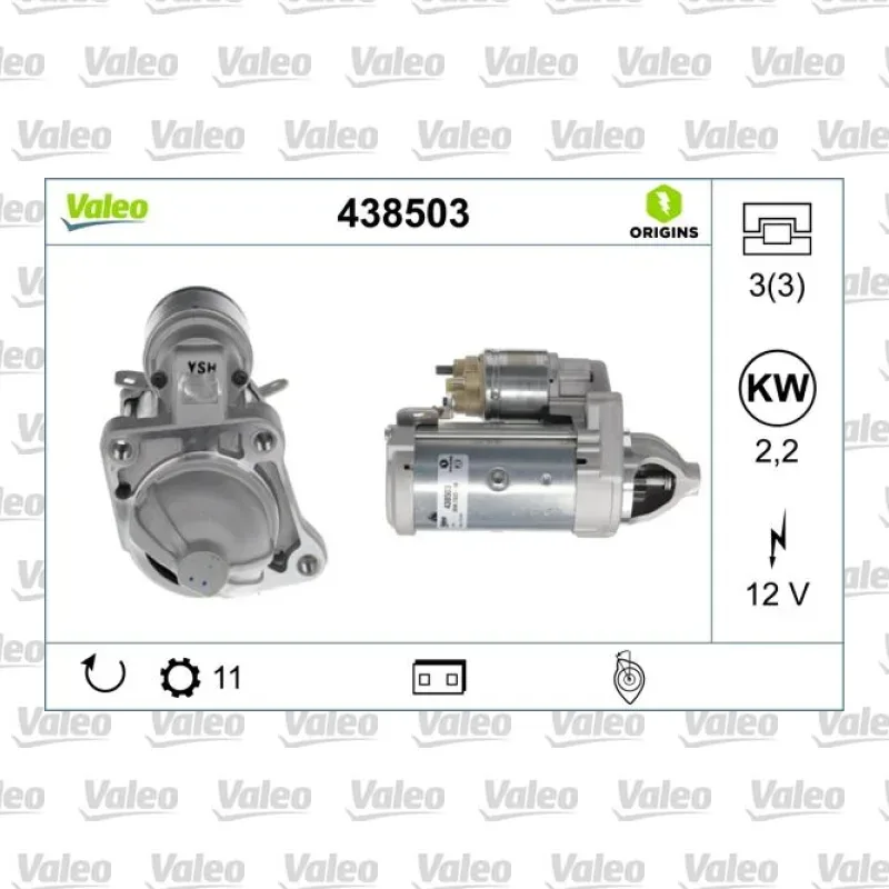 Marş Dinamosu VALEO 438503 – Volvo XC60