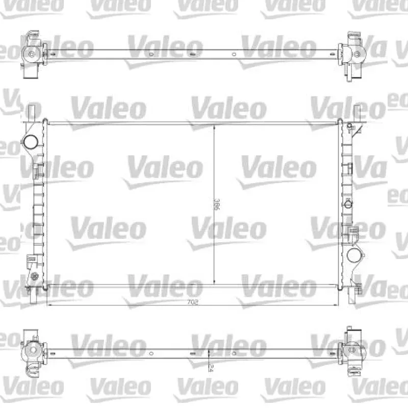 Su Radyatörü VALEO 735043 – Ford Transit Connect / Tourneo Connect