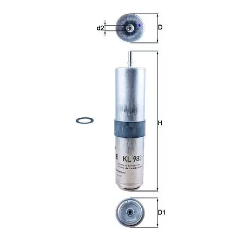 Yakıt Filtresi MAHLE KL 983D – BMW / MINI