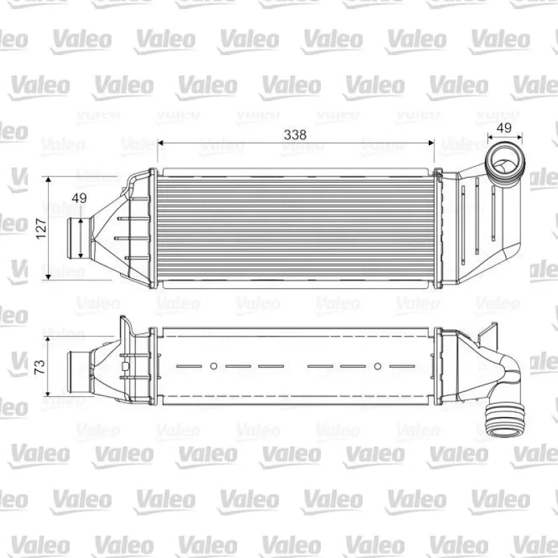 Ford Mondeo 1.8 TD Turbo Radyatörü – VALEO 818327