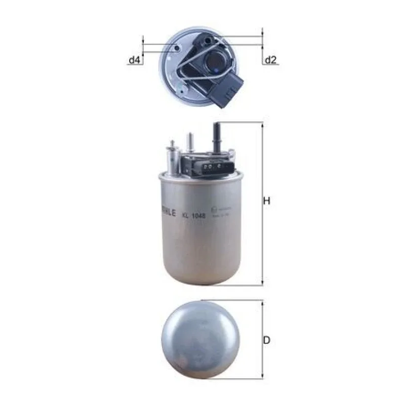 Nissan Juke 1.5 Mazot Filtresi – MAHLE KL 1048